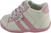 Leren schoenen -  wit/licht roze - meisje - eerste stapjes - babyschoenen - flexibel - sneakers - maat 20