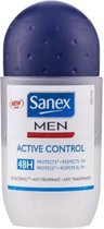 Sanex Men Active Control Anti Transpirant Deodorant Roller 50 ml 2 stuks 8714789763460