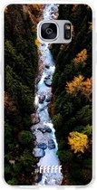 Samsung Galaxy S7 Edge Hoesje Transparant TPU Case - Forest River #ffffff