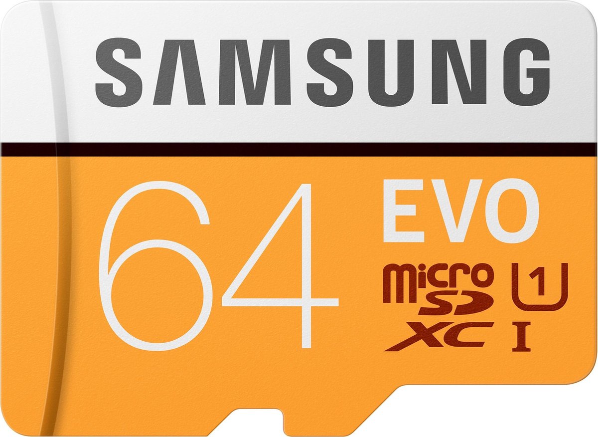 Samsung EVO MicroSDXC 64 GB UHS-I + SD-Adapter