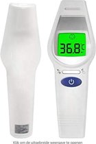 Bol.com ALPHAMED Infrarood Thermometer voorhoofd - Thermometer Koorts - Hygienisch Eenvoudig & Accuraat - Koortsmeting in 1 sec ... aanbieding