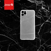 COMBI ultra dunne hoes wit/transculent iPhone 11 wit + gehard glas screenprotector