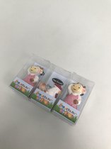 3 dieren beeltjes