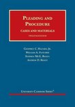 University Casebook Series- Pleading and Procedure