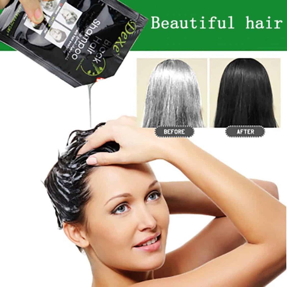 DEXE Black Hair Dye (1 wasbeurt 25ml)