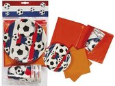 voetbal - disposable set - wegwerp set - 25 delig