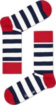 Happy Socks Stripe Sokken - blauw, groen, roze, zwart - Maat 41-46