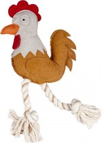Duvo+ hondenspeelgoed Farm friends ruby rooster 37cm