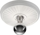 LED Plafondlamp - Plafondverlichting - Trion Corina - E27 Fitting - 1-lichts - Rond - Mat Wit - Gips - BSE