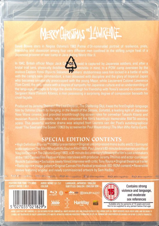 Merry Christmas Mr Lawrence Blu Ray Blu Ray Dvd S Bol Com