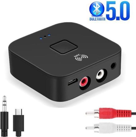 Bluetooth Audio Ontvanger - Draadloze audio adapter - Receiver voor bureau,  televisie... | bol.com