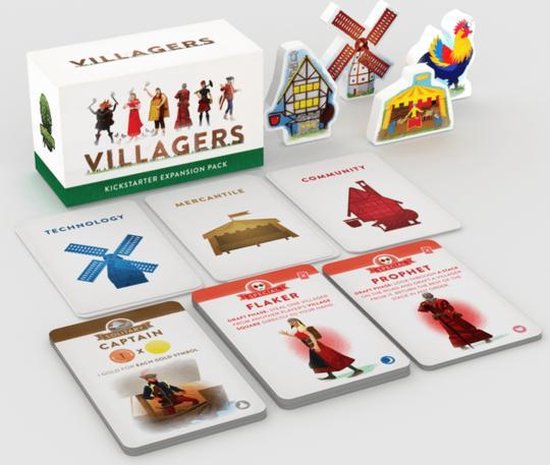 Thumbnail van een extra afbeelding van het spel Sinister Fish Games Villagers Expansion Pack - EN