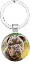 Akyol - Bulldog Sleutelhanger - Hond sleutelhanger - Sleutelhanger hond - Dieren - Huisdier cadeau - Honden - Dogs keychain - Hondenaccessoires - Hondenspeelgoed