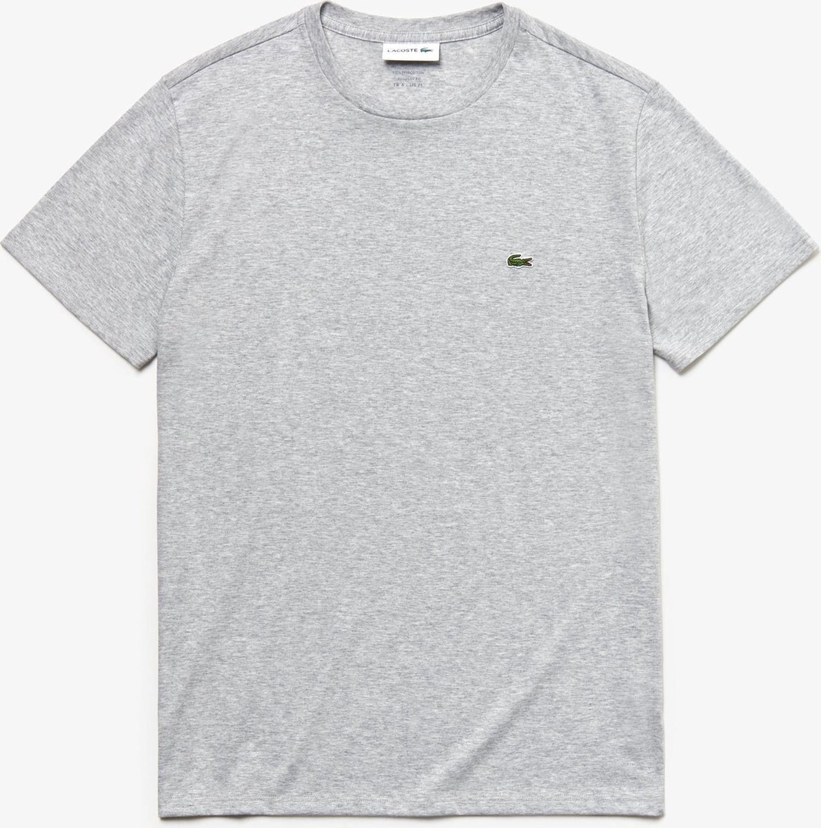 Lacoste Heren T-shirt Chine 3XL Zilver