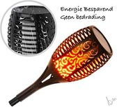 Tuinfakkel Solar Kendel Solar Flame Torch - LED Licht - 96 LED - set 4 stuks