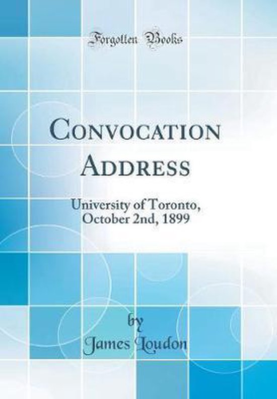 Convocation Address 9780656631100 James Loudon Boeken