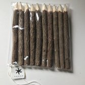 Fairtrade potloden set grijs groot uit Thailand