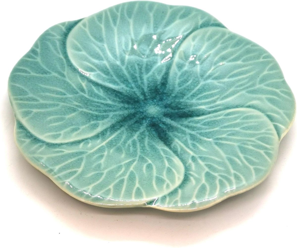 Bord - Serveerschaal Turquoise 20 cm | set van 4 stuks