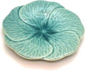Bord - Serveerschaal Turquoise 18 cm | set van 4 stuks