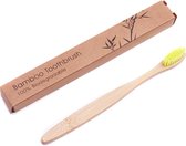 Bamboe Tandenborstel | Vanaf 2 stuks | Zacht/medium | Biologisch afbreekbaar | 100% organisch | Geel