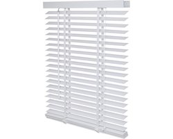 Timlux - Houten Jaloezie - 50 mm - WIT - 110x175cm