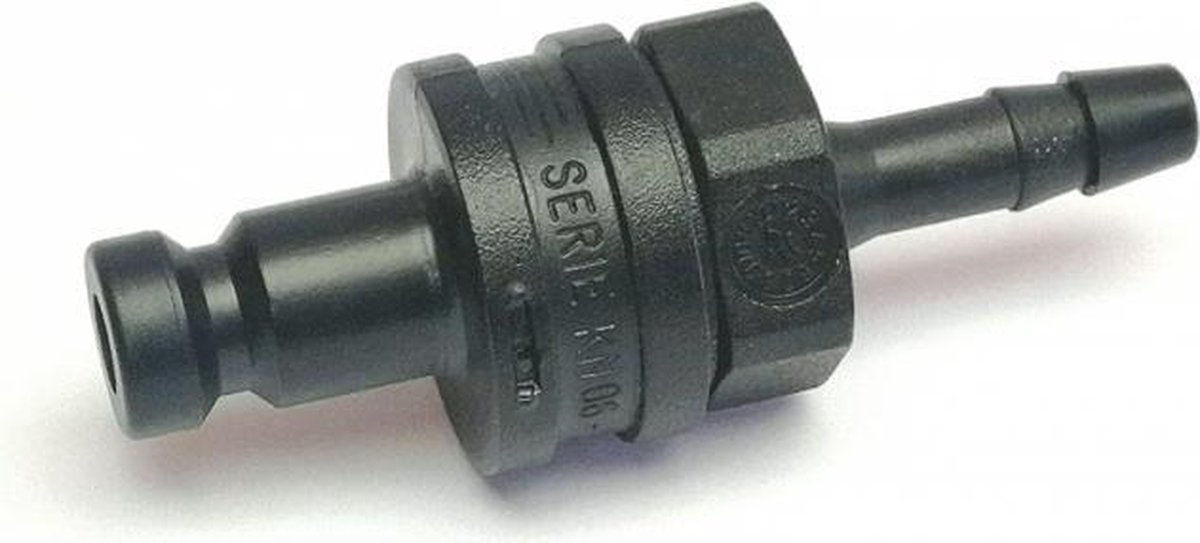 KN06 Serie kunststof snelkoppeling - 13mm slangpilaar - (afsluitnippel)