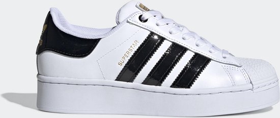 Baskets pour femmes femme adidas Superstar Bold W - Ftwwht / Cblack /  Goldmt - Taille 42 | bol.com