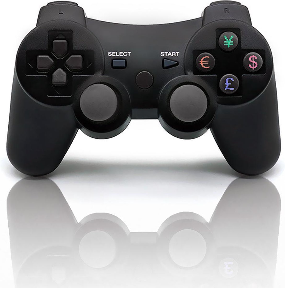 QY Bluetooth Wireless Controller - geschikt voor PS3 - Alternatief voor Dualshock 3 Controler - zwart