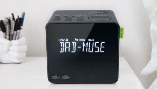 Denver Wekkerradio DAB Met Bluetooth - Digitale Wekker - Opladen Via Usb C Fm Radio Dual Alarm Crd515 5706751079498 2