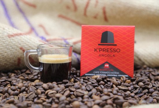 echo Bewonderenswaardig komen K'Presso Koffie - 1 doos met 10 cups - Oorsprong koffiebonen: Angola -  Intensiteit: 10 | bol.com