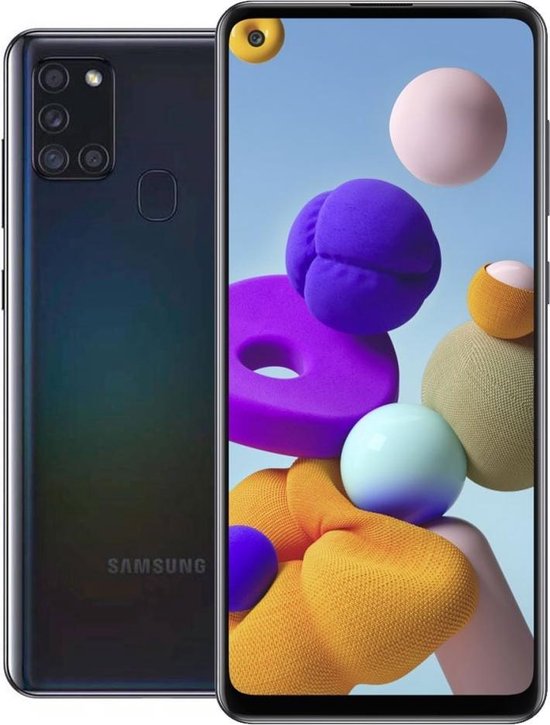 Verlichting merknaam Achteruit Samsung Galaxy A21s - 32GB - Zwart | bol.com
