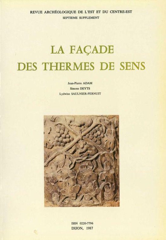 Suppléments à la Revue archéologique de l’Est - La faç ... - cover