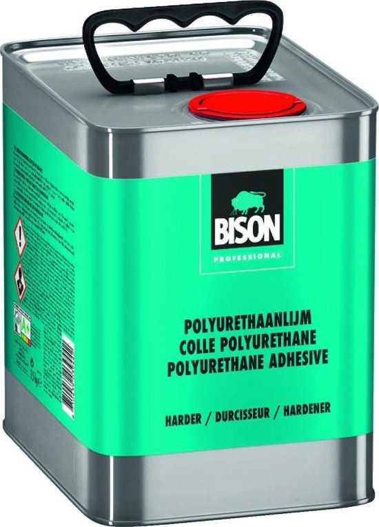 Bison Prof polyurethaanlijm harder in blik (2.5kg)