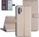 Samsung hoesje voor Galaxy Note 10 Plus - Goud - Book Case - Kaarthouder (N975F)