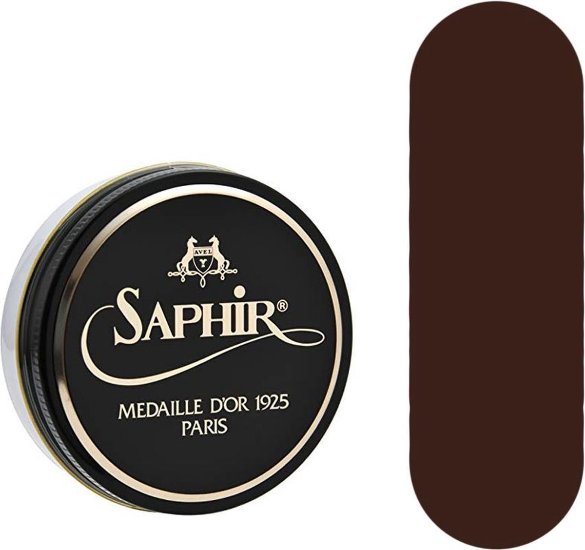 Saphir Medaille d'Or Pate de Luxe schoenpoets 50ml. Middenbruin