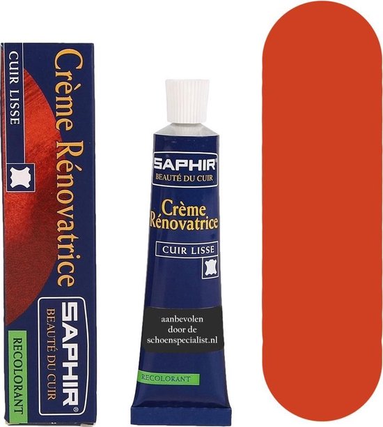 Saphir Renovatrice Tube Extra Dekkende Schoenpoets 52 oranje