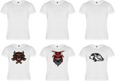 3 Sublimatie T-shirts Maat M