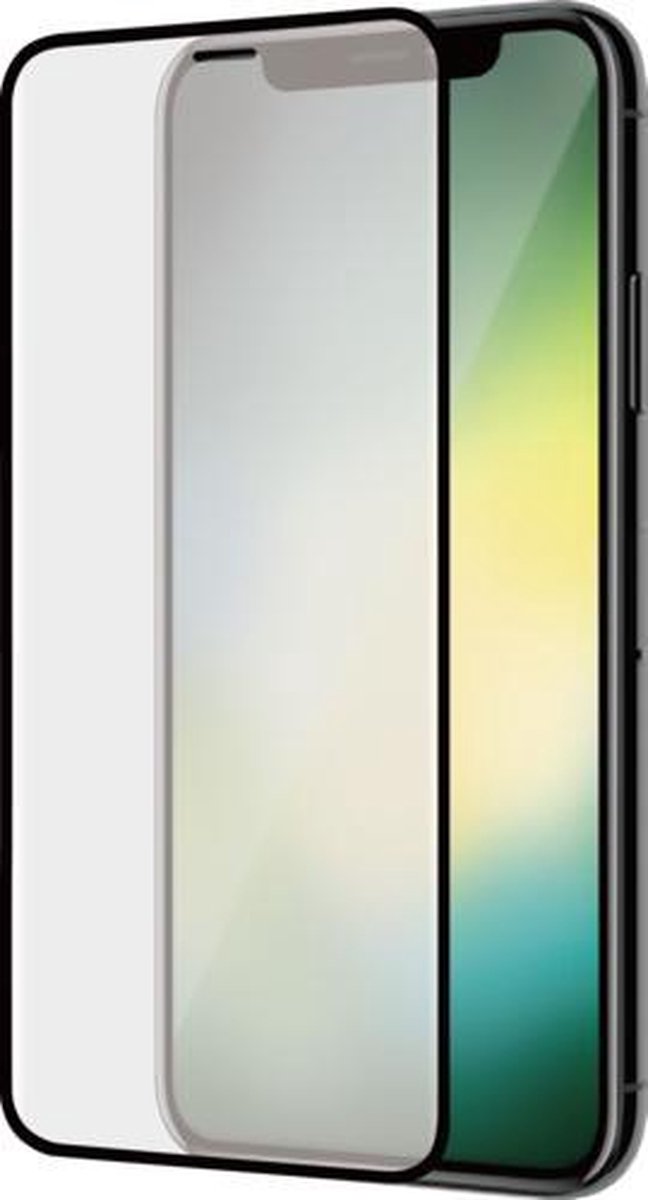 MH by Azuri Curved Tempered Glass - black - for iPhone Xr/11