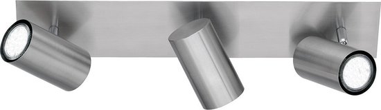 LED Plafondspot - Trion Mary - GU10 Fitting - 3-lichts - Rechthoek - Mat - Aluminium