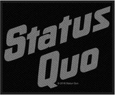 Status Quo Patch Logo Zwart