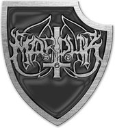 Marduk Pin Panzer Crest Zwart/Zilverkleurig