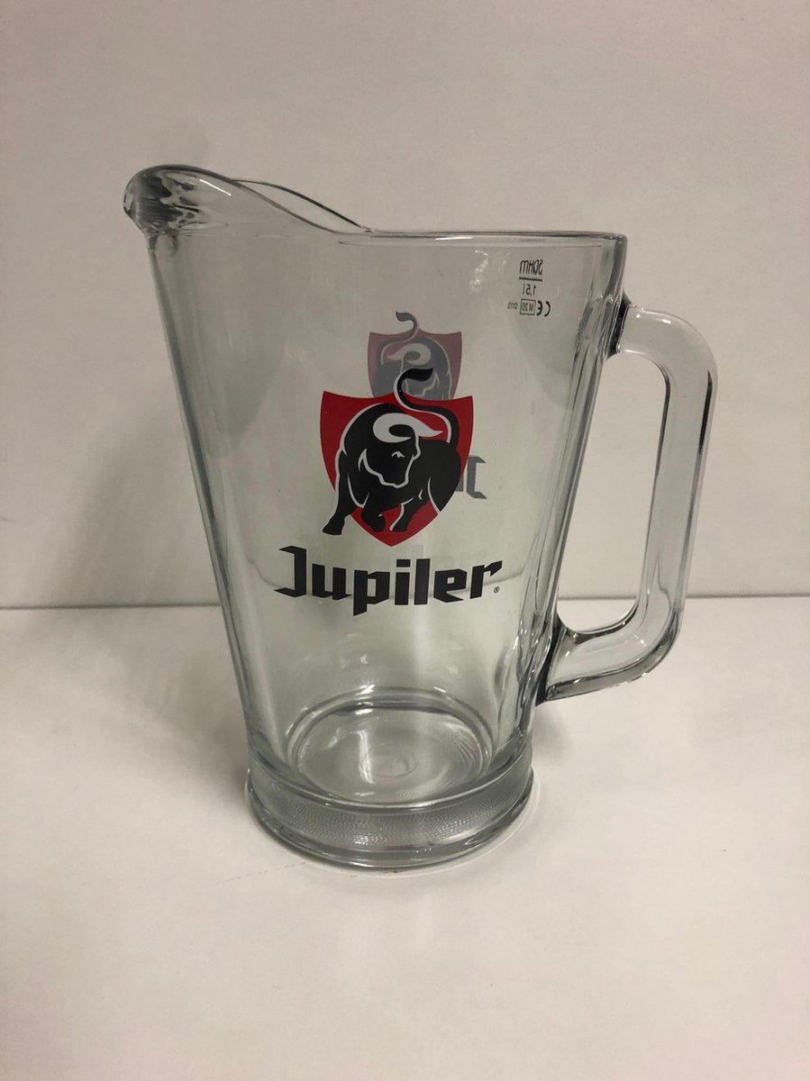 Jupiler Schenkkan 1.5L glas bier kan | bol.com
