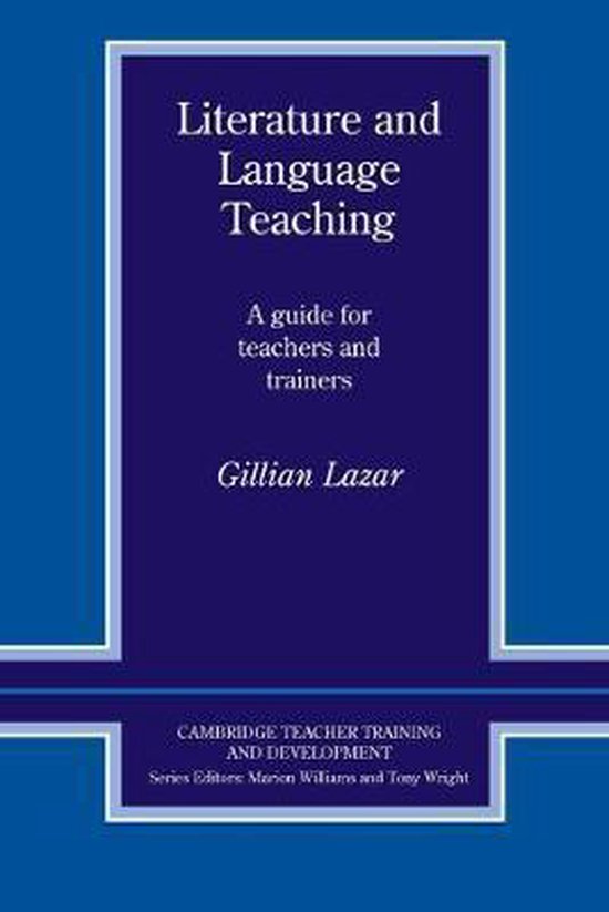Literature & Language Teaching 9780521406512 Gillian Lazar Boeken