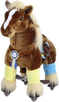 PonyCycle Luxe Speelgoed - Rijpaard Lichtbruin Klein K32