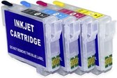 Geschikt inkt cartridges Epson 603 T603 603XL Hervulbare Cartridges Met ARC Chip 4 Stuks Smart Ink Huismerk