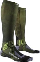X-socks Hardloopsokken Marathon Helix Retina Zwart/groen Mt 35-38
