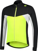 Rogelli Recco 2.0 Fietsshirt - Lange Mouwen - Heren - Fluor, Zwart, Wit - Maat S