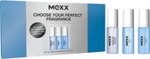 Mexx miniatuur geurenset voor mannen (Man, Black Man, Ice Touch) 3x 7 ml = 21 ml