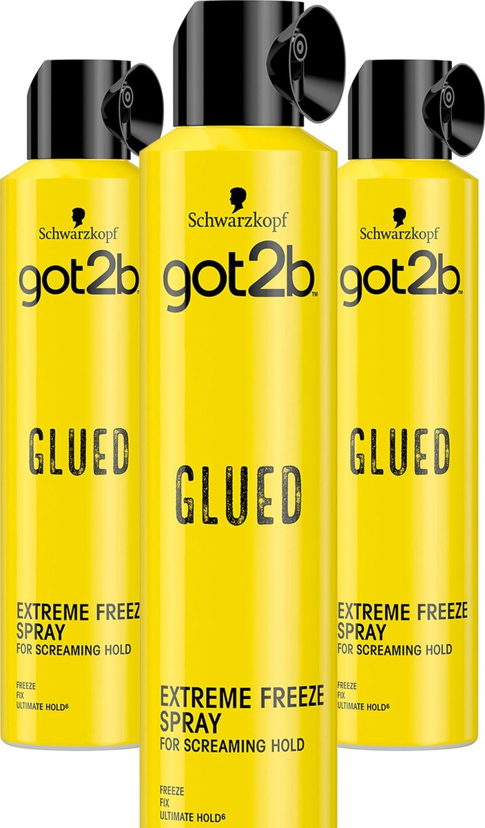 Got2b Glued Hairspray 3x 300ml - Voordeelverpakking