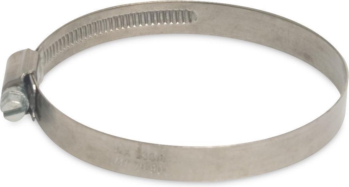 Mega Wormschroefslangklem staal gegalvaniseerd 50 mm x 70 mm type W1 Industry 12 mmr, per 10 stuks